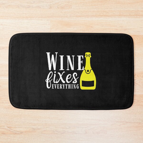 Item preview, Wine Fixes Everything Wine Quote, Wine Lover Gift, Wine Drinker, Typography Quote, Alcohol Quotes designed and sold by thedazzlingmonk.