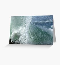 Wave Spout Greeting Card