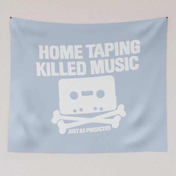 Item preview, home taping killed music (white) designed and sold by BrownWoodRobot.