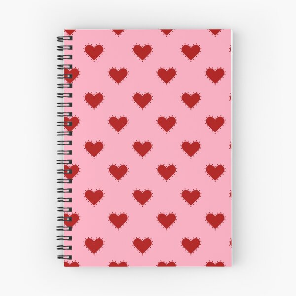 Item preview, Red hearts with pink background designed and sold by ROCSHome.