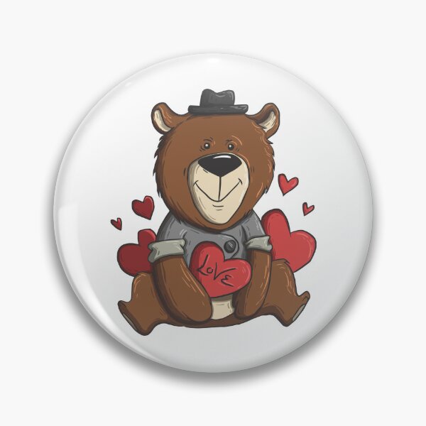 Item preview, TEDDY BEAR LOVE . BROWN BEAR designed and sold by Namisanduatuju.