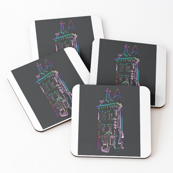 Item preview, neon color dreams building designed and sold by ArtGozde.
