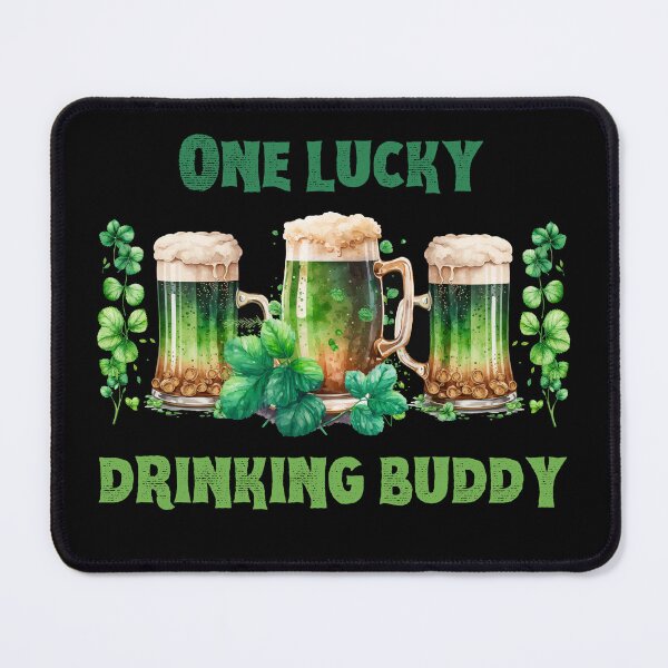 Item preview, One lucky drinking buddy designed and sold by reka88.