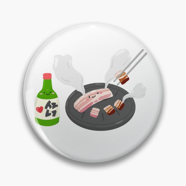 Item preview, Korean BBQ & Soju cartoon  designed and sold by T. Jinmy.