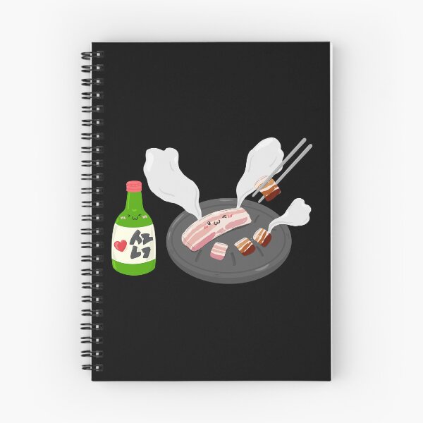 Item preview, Korean BBQ & Soju cartoon  designed and sold by T. Jinmy.