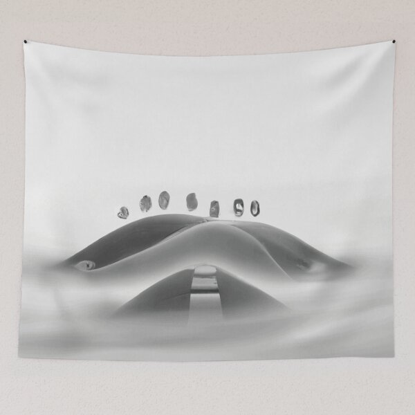 Item preview, Fog Hill Abstract Five Element Design | Modern Art designed and sold by funnyhalloween.