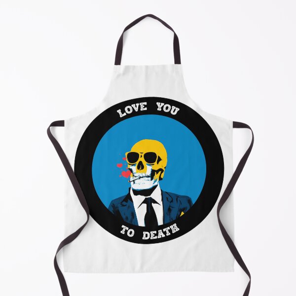 Aperçu de l'œuvre Love You To Death Valentine Pop Art Skull créée et vendue par PVSKI.