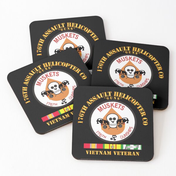 Item preview, 176th Gunships (Muskets) - Guns - Vietnam Vet w SVC designed and sold by Military Insignia Products.