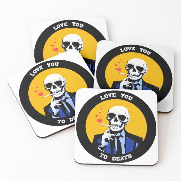 Artikelvorschau, Love You To Death Valentine Pop Art Skull entworfen und verkauft von PVSKI.
