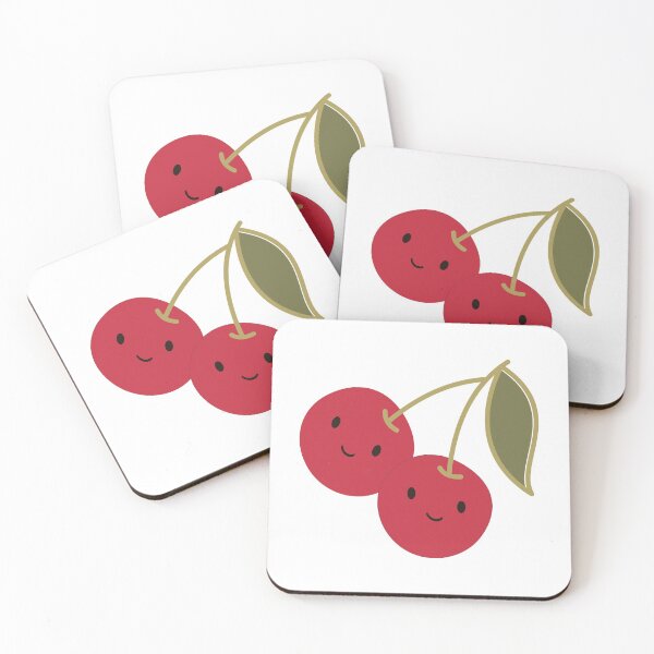 Item preview, Cute Kawaii Cherries designed and sold by Hedgie Designs.