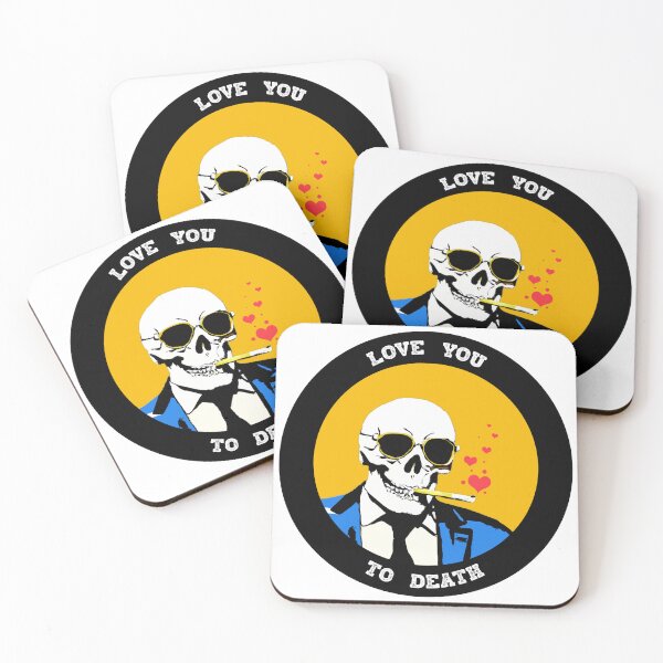 Artikelvorschau, Love You To Death Valentine Pop Art Skull entworfen und verkauft von PVSKI.