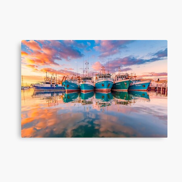 "Fremantle Boats, Western Australia" Canvas Print for Sale by paulmp