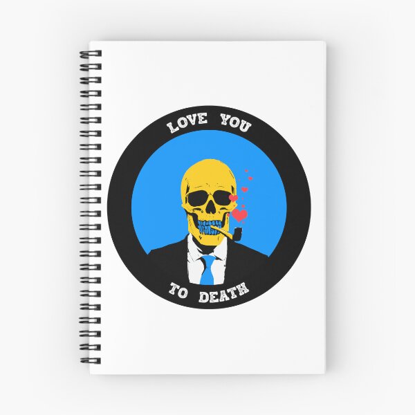 Item preview, Love You To Death Valentine Pop Art Skull designed and sold by PVSKI.