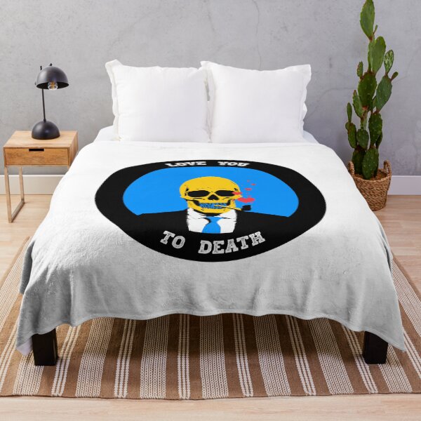 Item preview, Love You To Death Valentine Pop Art Skull designed and sold by PVSKI.