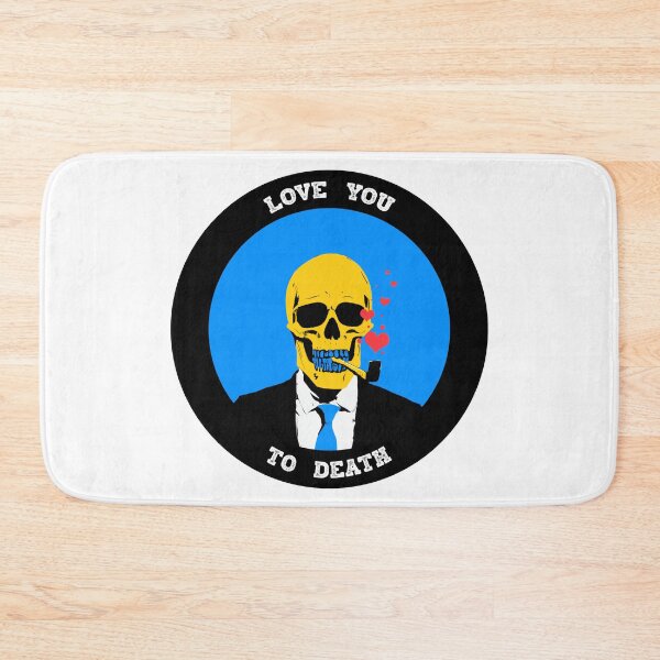 Item preview, Love You To Death Valentine Pop Art Skull designed and sold by PVSKI.