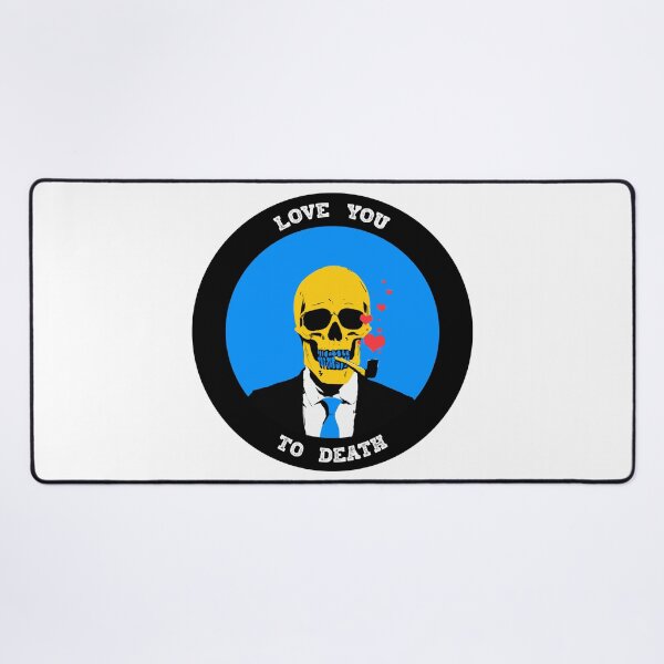 Artikelvorschau, Love You To Death Valentine Pop Art Skull entworfen und verkauft von PVSKI.