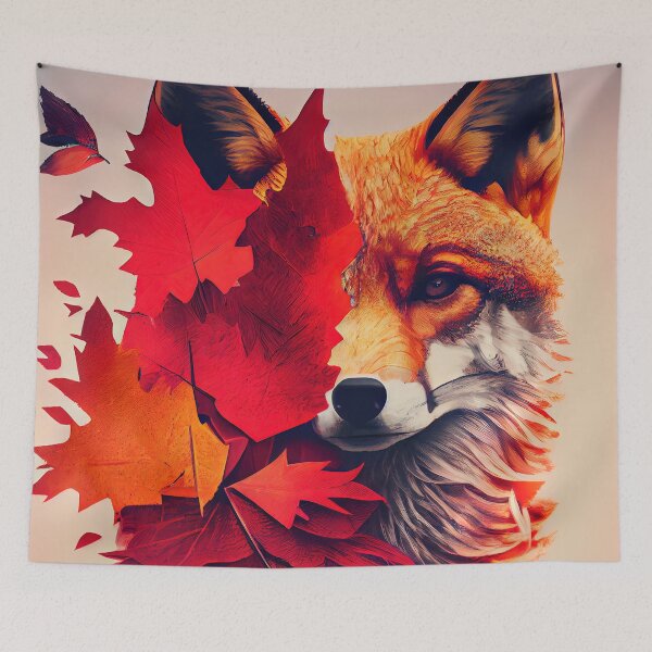 Item preview, Autumn Fox Illustration designed and sold by OccultDreams.