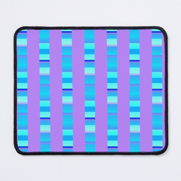 Item preview, Bright lavender blue line pattern | Green lavender geometric pattern designed and sold by lausn.