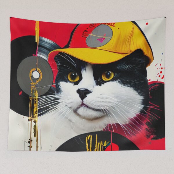 Item preview, The Black and White Beatmaker - The Club King - The Cool Cat DJ designed and sold by WBP Mart.