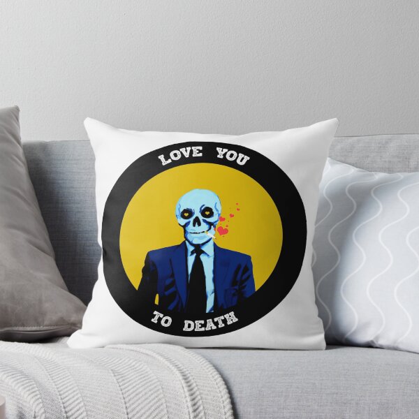 Item preview, Love You To Death Valentine Pop Art Skull designed and sold by PVSKI.