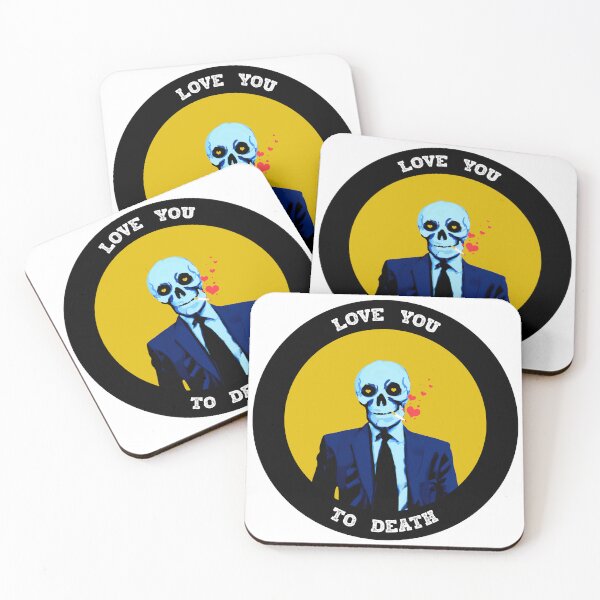 Artikelvorschau, Love You To Death Valentine Pop Art Skull entworfen und verkauft von PVSKI.