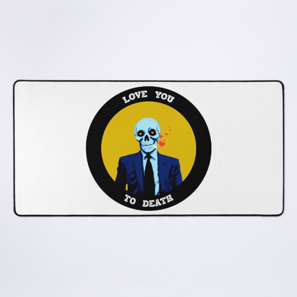 Artikelvorschau, Love You To Death Valentine Pop Art Skull entworfen und verkauft von PVSKI.