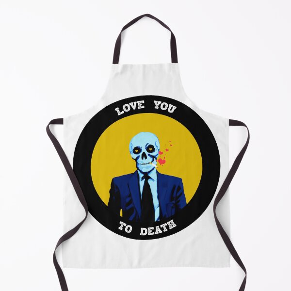 Aperçu de l'œuvre Love You To Death Valentine Pop Art Skull créée et vendue par PVSKI.