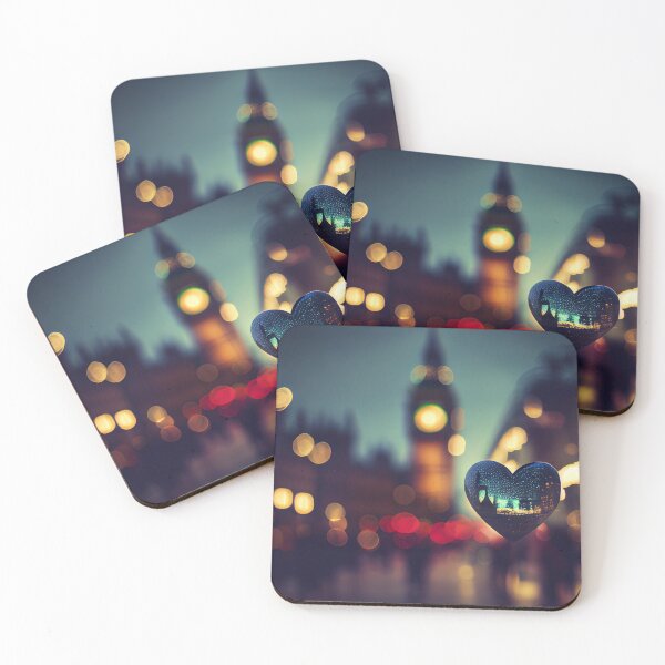 Item preview, London Love: Bokeh Heart and Big Ben designed and sold by LukeAiWalker.