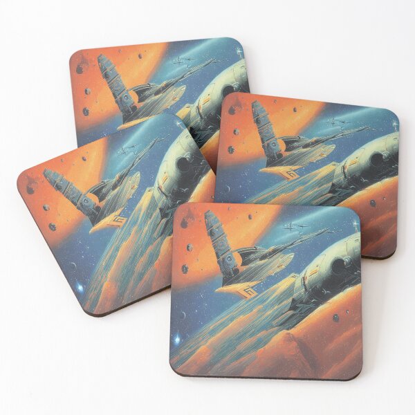 Item preview, Stunning Retro Futurism Abstract Five Element Art designed and sold by funnyhalloween.