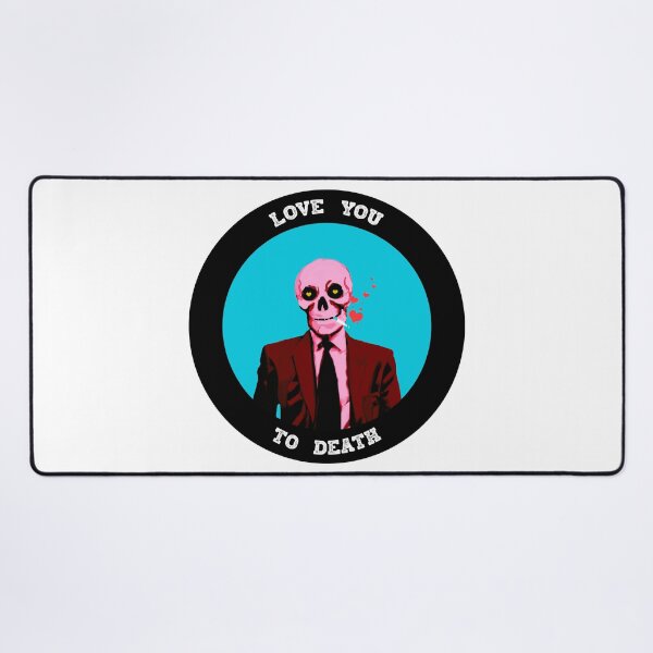 Artikelvorschau, Love You To Death Valentine Pop Art Skull entworfen und verkauft von PVSKI.