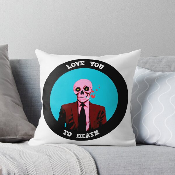 Item preview, Love You To Death Valentine Pop Art Skull designed and sold by PVSKI.
