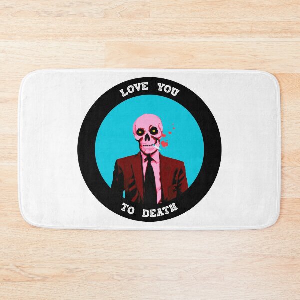 Artikelvorschau, Love You To Death Valentine Pop Art Skull entworfen und verkauft von PVSKI.