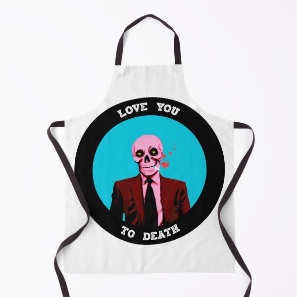 Aperçu de l'œuvre Love You To Death Valentine Pop Art Skull créée et vendue par PVSKI.