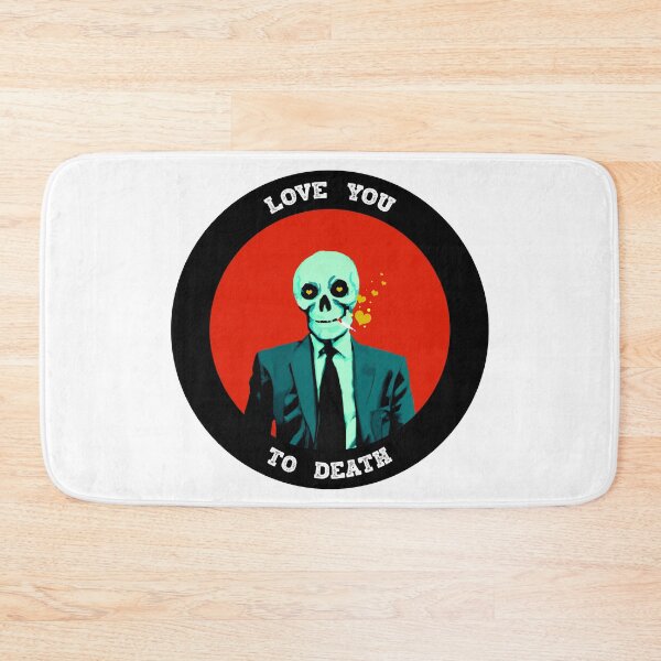 Artikelvorschau, Love You To Death Valentine Pop Art Skull entworfen und verkauft von PVSKI.
