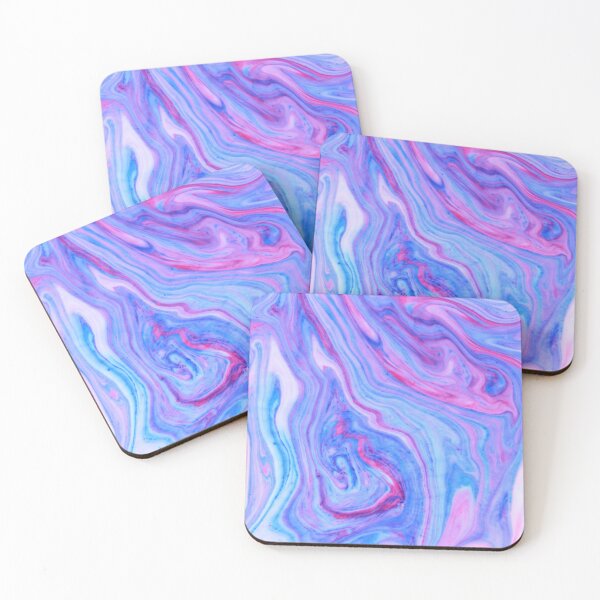 Item preview, Pink, purple and blue marble designed and sold by ROCSHome.