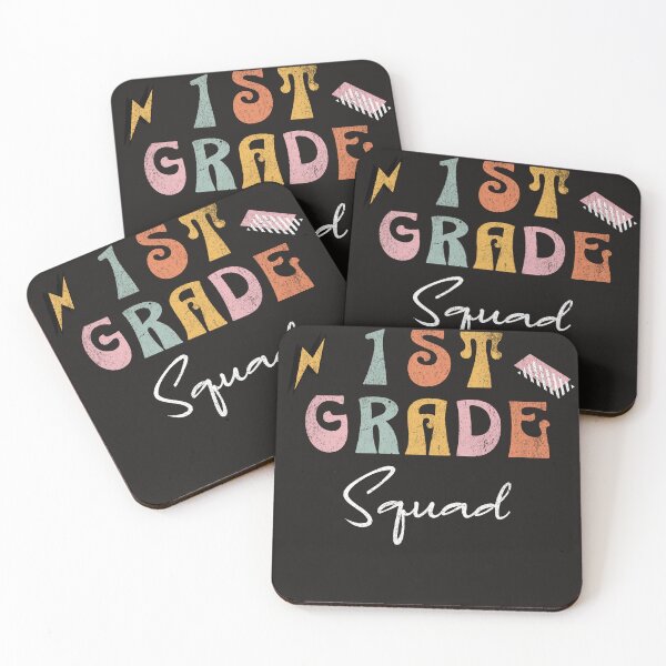 Item preview, First Grade Squad Retro Groovy designed and sold by WhistlingSnail.