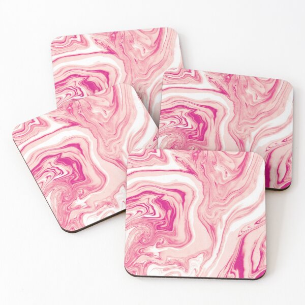 Item preview, Pink and white marble designed and sold by ROCSHome.