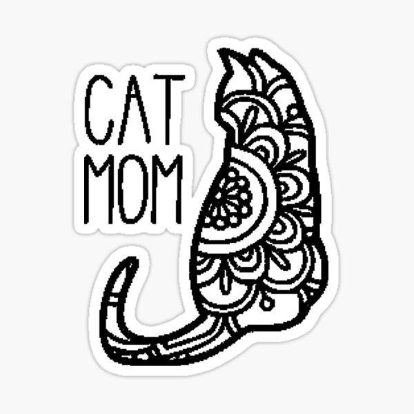 Item preview, Artsy Cat Mom designed and sold by Morgan Turrentine.