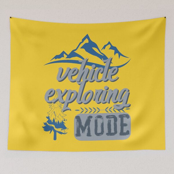 Item preview, vehicle exploring mode, forest river sun inside tree pine designed and sold by movie-popcorn.
