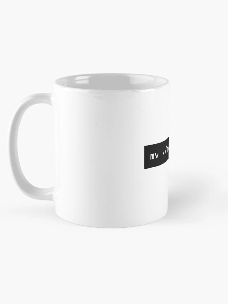 Thumbnail 5 of 6, Coffee Mug, Shell Scripting Sticker designed and sold by Emily Brent.