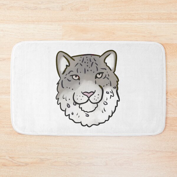 Item preview, Snow leopard cute illustration designed and sold by Yarafantasyart.