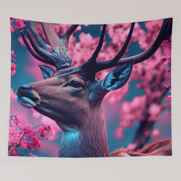 Item preview, Cherry Blossom Deer designed and sold by OccultDreams.