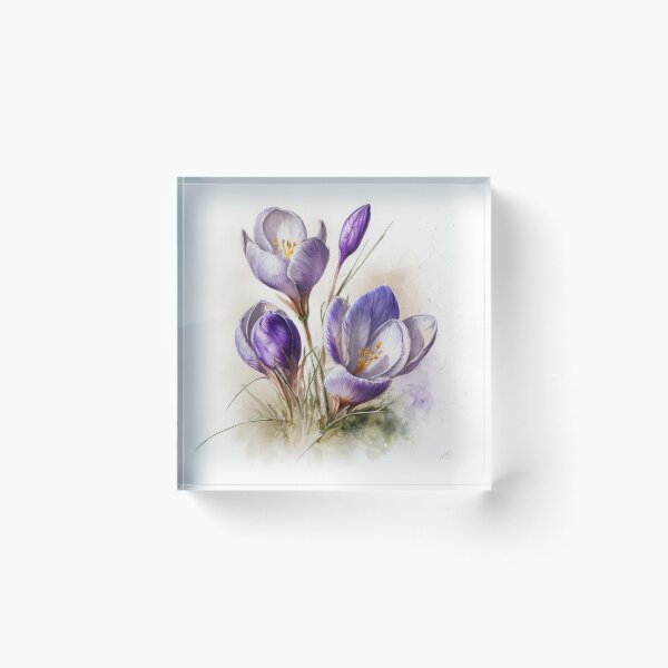 Item preview, Crocus Flowers  designed and sold by Vanover Designs.