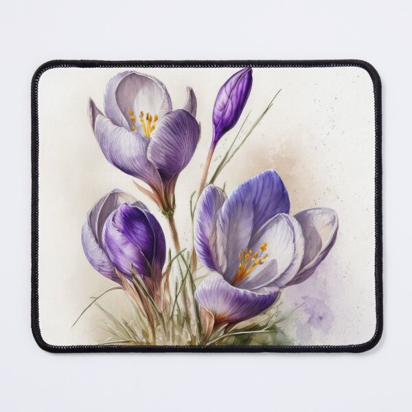 Item preview, Crocus Flowers designed and sold by Vanover Designs.