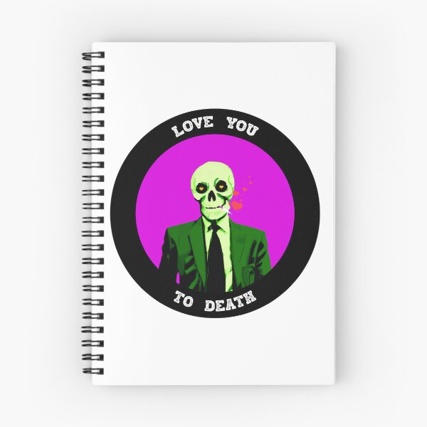 Item preview, Love You To Death Valentine Pop Art Skull designed and sold by PVSKI.