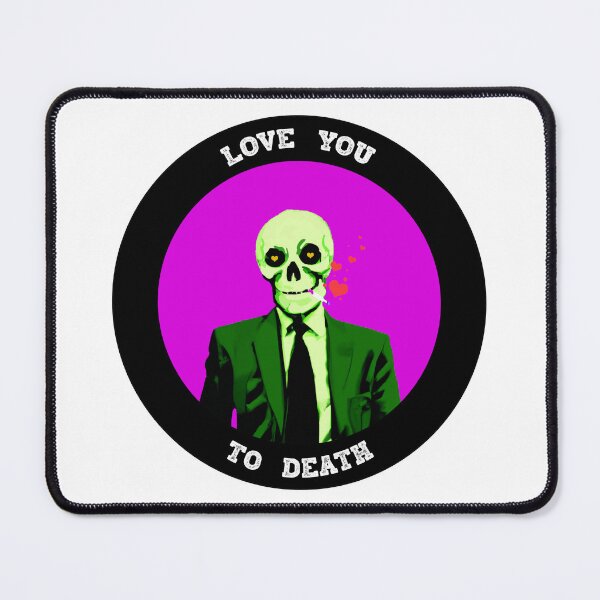 Item preview, Love You To Death Valentine Pop Art Skull designed and sold by PVSKI.