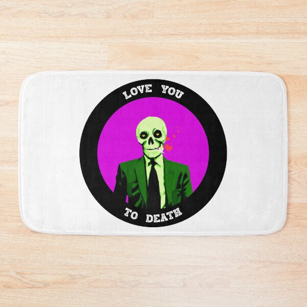 Item preview, Love You To Death Valentine Pop Art Skull designed and sold by PVSKI.