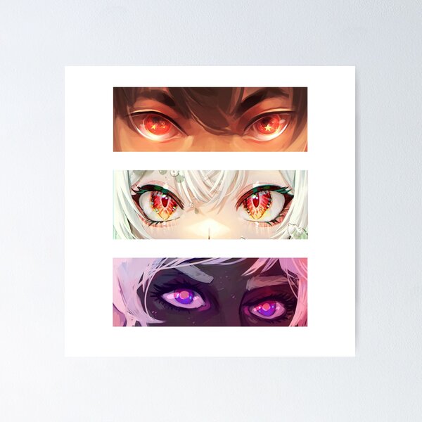 Anime Eyes Poster by CygniProxima