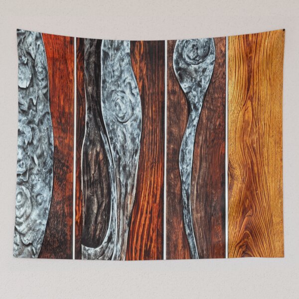 Item preview, Five Elements Abstract | Wood, Fire, Earth, Metal & Water designed and sold by funnyhalloween.