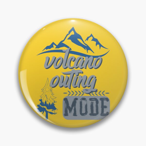 Item preview, volcano outing mode, forest river sun inside tree pine designed and sold by movie-popcorn.
